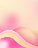 Pink gradient abstract background design. Wallpaper design vector