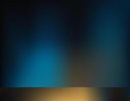 Gradient blue and gold background design. Wallpaper design vector