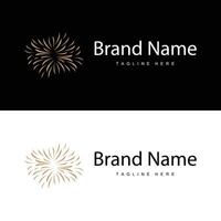 Firework Logo, Simple vector