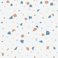 Terazzo texture seamless pattern template vector