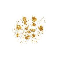 A Symphony of Golden Splashes and Shimmering Energy. vector