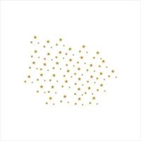 A Dance of Starlight in Minimalist Harmony. vector