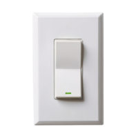 Light switch isolated on a transparent background png