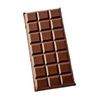 Chocolate bar isolated on a transparent background png