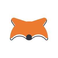 Fox Head Logo Template Icon vector