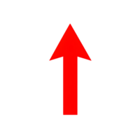 Red Arrow Illustration With Transparent Background png