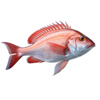 Red Snapper Fish Isolated On Transparent Background png