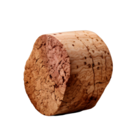 Raw Cork Piece With Textured Surface And Transparent Background png