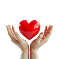 Care and Compassion, Symbolized by a Heart On Transparent Background png