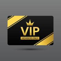 VIP Only Golden Access Badge vector