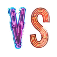 Gradient Color vs Light Effect Font Design Elements, Font Design Featuring Gradient and Light Effects png