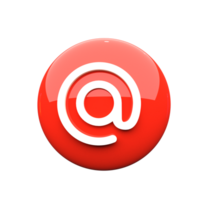 At icon 3d render, username symbol png