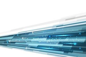 Blue Technology Background Design Template vector