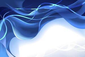 Blue Background Abstract Wave Modern Design Template vector