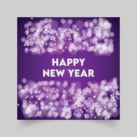 Happy new year banner design vector