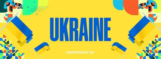 Unique and modern poster design using blue and yellow colors, perfect for social media posts or big event promotions. vector