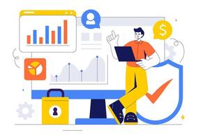 Digital Safety Technology Featuring Threat Analysis and Information Management vector