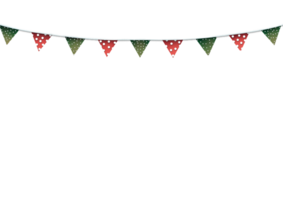 A black background with a string of red and green flags png