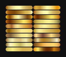 Gold Gradient Color vector