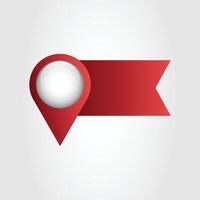 Pin infographic map navigation vector