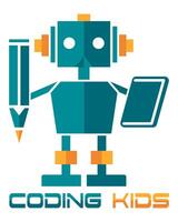 coding kids programming logo for your business or company illustration isolated on white background vector