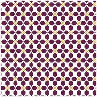 Seamless floral pattern with maroon petals and yellow accents on a white background. A colorful arrangement of circles in green, orange, and black, forming an engaging and modern visual pattern. vector