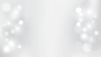 Abstract geometric white and gray color background, bokeh pattern. illustration. vector