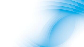 Abstract geometric white and blue color background with curve lines. illustration. vector