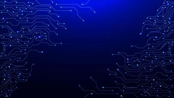 Abstract technology circuit board. Electronic engineering, cyber connection, network and artificial intelligence concept vector