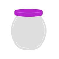 Simple Kitchenware Jar vector