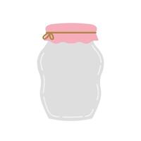 Simple Pink Jar vector