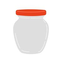 Red Bottle Jar vector
