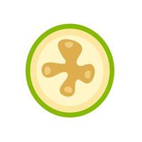 Flat Illustration Of Feijoa Fruit vector