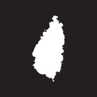 Saint Lucia Region Map Icons and Illustrations vector