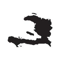The map of cuba is shown in black and white vector