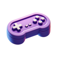 3D Game Controller Icon with Modern Design png