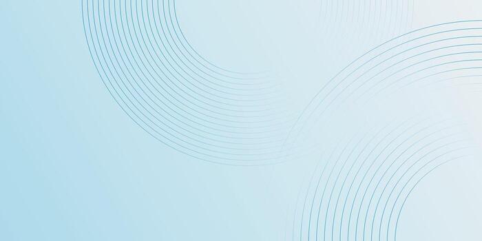 resumen blanco brillante geométrico líneas en azul antecedentes. moderno brillante azul circulo líneas modelo. futurista tecnología concepto vector