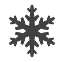 Winter snowflake icon symbol shape. Christmas Snow crystal weather cold freeze logo sign. illustration. Isolated on white background. vector