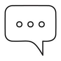 speech bubble pin,text comment in social media, dialogue talking balloon with dots vector