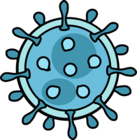 microbe or virus cell icon png