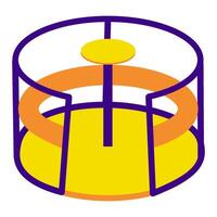 Merry go round vector