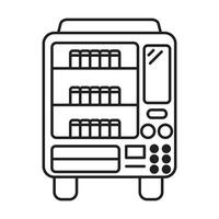 Vending machine icon on white background vector