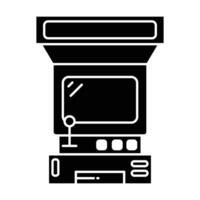 Arcade machine icon on white background vector