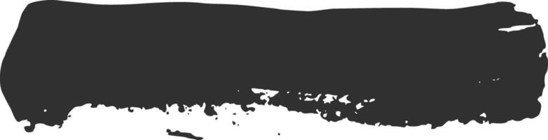 Wide dark gray brush stroke with visible rough and uneven edges, adding a touch of grunge style to designs, creating a unique and artistic element for your projects vector