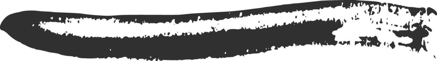 Black brush stroke creating a dynamic and textured background, perfect for adding a grunge or artistic touch to designs vector