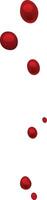 Red blood cells are flowing on a white background, creating a medical or scientific concept related to blood flow, health, or disease vector