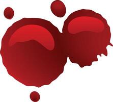 Dripping blood stains create a chilling scene hinting at violence and horror, perfect for projects related to emergency, trauma, or halloween themes vector
