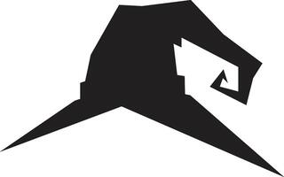 Stylized dark silhouette of a pointy witch hat, creating a spooky and festive atmosphere, perfect for halloween projects or party invitations vector