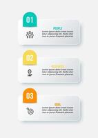 Workflow business infographic template. vector