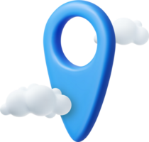 3d Mark location. Locate pin gps map. png